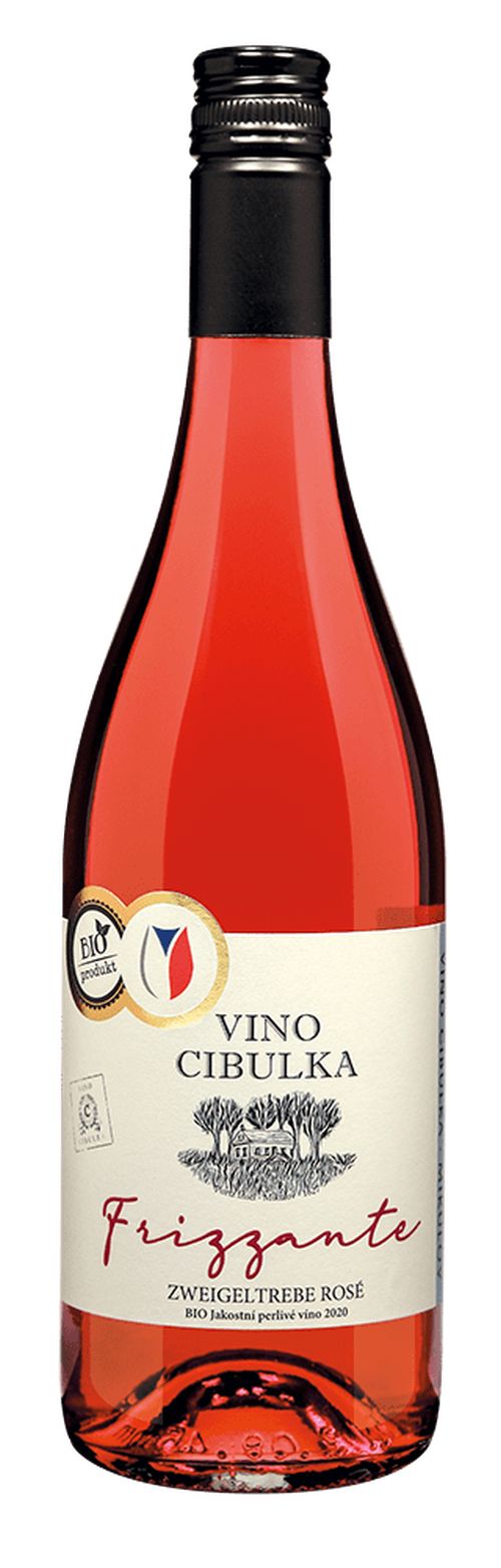 Cibulka FRIZZANTE Zweigeltrebe Jakostní šumivé víno růžové 2020 0,75l 10,5%