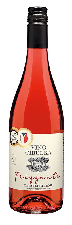 Cibulka FRIZZANTE Zweigeltrebe Jakostní šumivé víno růžové 2020 0,75l 10,5%