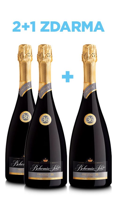 Bohemia Sekt Prestige 36 brut 2+1 ZDARMA