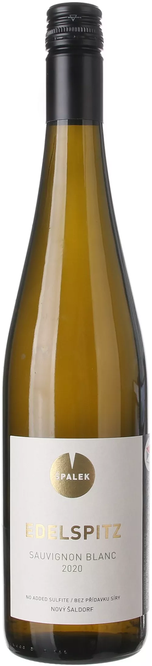 Špalek Edelspitz Sauvignon Blanc, BIO "bez přídavku síry" 0,75