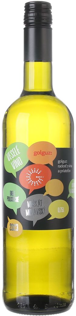 Golguz Veselé víno Muškát Moravský 0,75