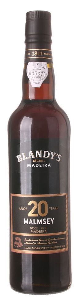 Blandy's Madeira Malmsey 20 Y.O. Doce Rich 0,5
