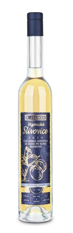 Vizovická Slivovice 2014 Čač. Lepotica Diamond 0,5l 48,5% L.E.