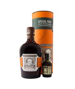 Diplomático Mantuano Tuba + miniatura 40,0% 0,7 l