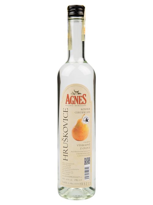 Agnes Zelená Bohdaneč Agnes Hruškovice (kosher) 45% 0,5l