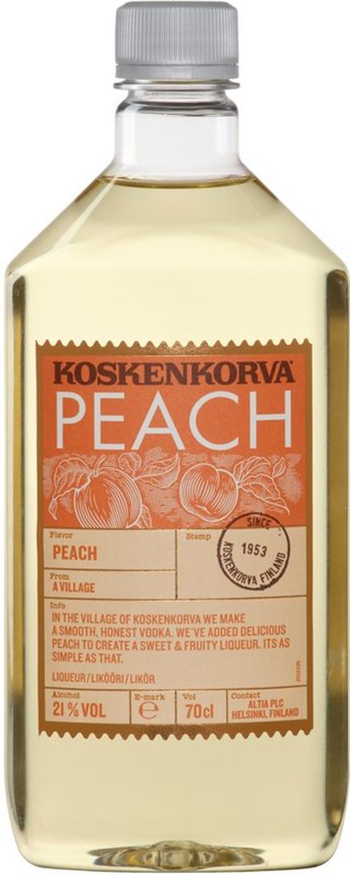 Koskenkorva Peach vodka 0,7l PET