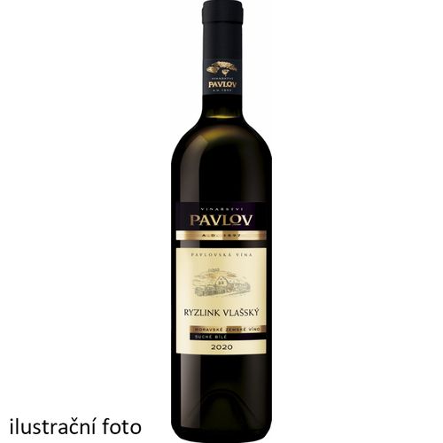 Vinařství Pavlov Ryzlink vlašský 0,75 l moravské zemské víno