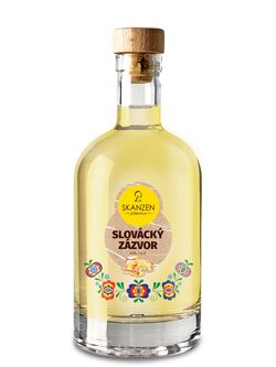 Pálenice Skanzen Modrá Zázvorovice ze Skanzenu Modrá 44% 0,5l