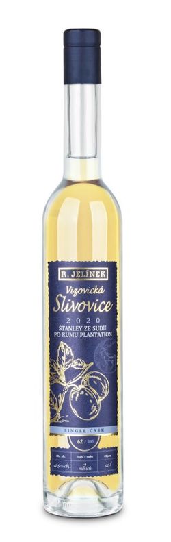 Vizovická Slivovice 2020 Stanley ze sudu po rumu Plantation 0,5l 48,5% L.E.