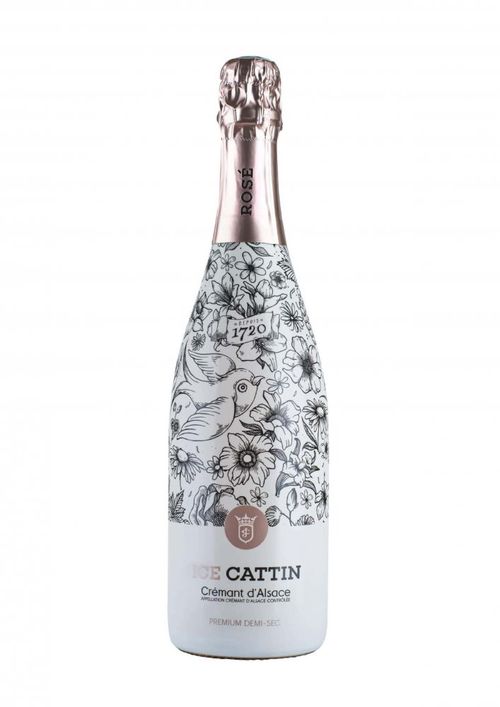 Crémant d'Alsace ICE Cattin Rosé Demi-Sec 0,75l 12%